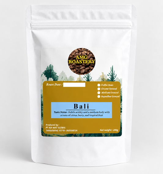 Premium Bali Arabica Coffee Beans | Citrus & Earthy Notes – Freshly Roasted and Vacuum-Sealed