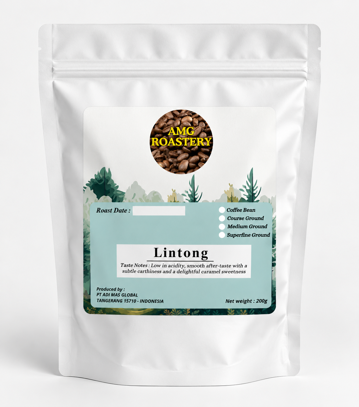 Premium Lintong Arabica Coffee Grounds | Full-Bodied, Smooth – Freshly Roasted and Vacuum-Sealed