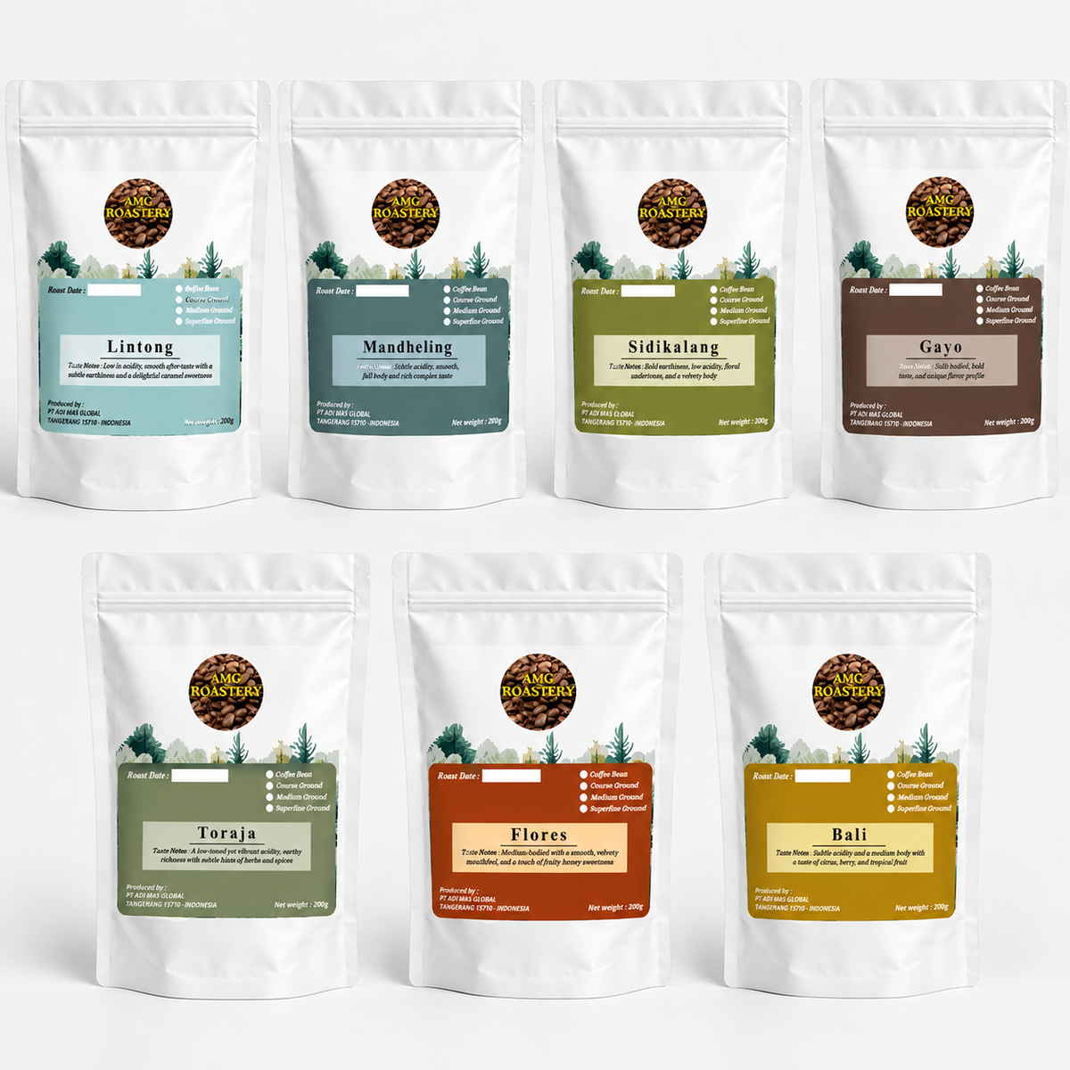PREMIUM COFFEE VARIETY PACK 3 × 200g