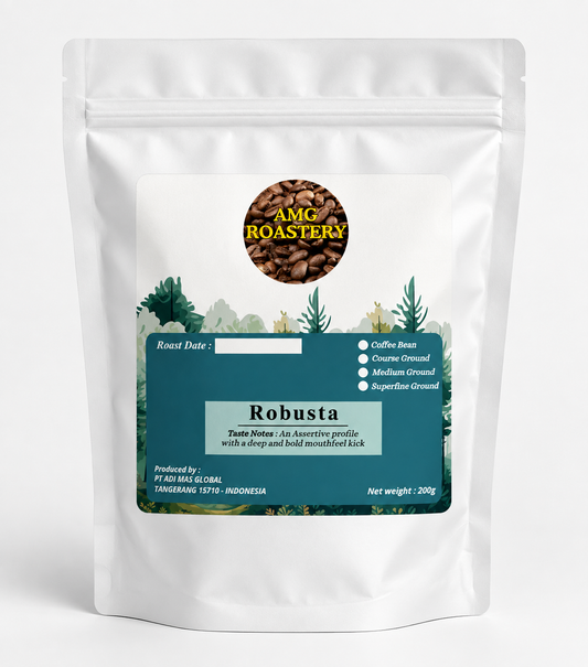 Premium Robusta Coffee Beans | Low Acidity, Full-Bodied – Freshly Roasted and Vacuum-Sealed